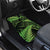 New Zealand Rugby Pacific Personalised Car Mats All Lime Maori Pasifika Fern Pattern