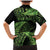 New Zealand Rugby Pacific Personalised Family Matching Mermaid Dress and Hawaiian Shirt All Lime Maori Pasifika Fern Pattern