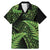 New Zealand Rugby Pacific Personalised Family Matching Mermaid Dress and Hawaiian Shirt All Lime Maori Pasifika Fern Pattern