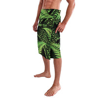 New Zealand Rugby Pacific Personalised Lavalava All Lime Maori Pasifika Fern Pattern LT9 - Polynesian Pride