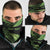 New Zealand Rugby Pacific Personalised Neck Gaiter All Lime Maori Pasifika Fern Pattern - Polynesian Pride