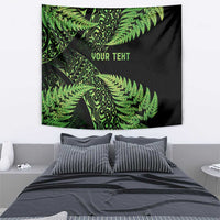 New Zealand Rugby Pacific Personalised Tapestry All Lime Maori Pasifika Fern Pattern LT9 - Polynesian Pride