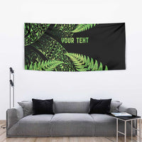 New Zealand Rugby Pacific Personalised Tapestry All Lime Maori Pasifika Fern Pattern LT9 - Polynesian Pride