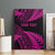 New Zealand Rugby Pacific Personalised Canvas Wall Art All Pink Maori Pasifika Fern Pattern