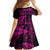 New Zealand Rugby Pacific Personalised Family Matching Mermaid Dress and Hawaiian Shirt All Pink Maori Pasifika Fern Pattern