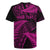 New Zealand Rugby Pacific Personalised Rugby Jersey All Pink Maori Pasifika Fern Pattern