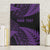 New Zealand Rugby Pacific Personalised Canvas Wall Art All Purple Maori Pasifika Fern Pattern