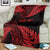 New Zealand Rugby Pacific Personalised Blanket All Red Maori Pasifika Fern Pattern