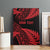New Zealand Rugby Pacific Personalised Canvas Wall Art All Red Maori Pasifika Fern Pattern