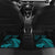 New Zealand Rugby Pacific Personalised Car Mats All Turquoise Maori Pasifika Fern Pattern