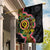 Vanuatu Personalised Garden Flag Aboriginal Dot Paitnting - Polynesian Pride