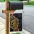 Vanuatu Personalised Garden Flag Aboriginal Dot Paitnting - Polynesian Pride