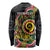 Vanuatu Personalised Long Sleeve Shirt Aboriginal Dot Paitnting - Polynesian Pride