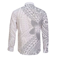 Lotu Tamaiti White Sunday Family Matching Puletasi and Hawaiian Shirt Pacific Plumeria Flowers - White Version LT9 - Polynesian Pride