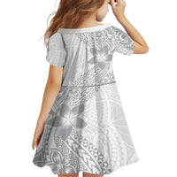 Lotu Tamaiti White Sunday Family Matching Summer Maxi Dress and Hawaiian Shirt Pacific Plumeria Flowers - White Version LT9 - Polynesian Pride