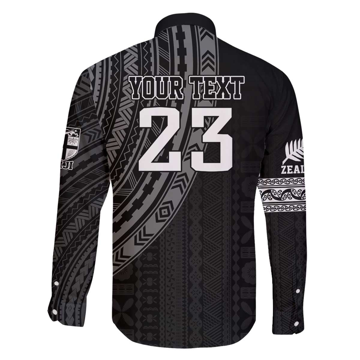 Custom Fiji New Zealand Rugby Family Matching Puletasi and Hawaiian Shirt Make History Together LT9 - Polynesian Pride