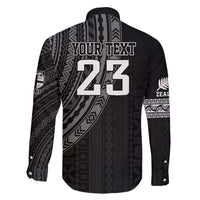 Custom Fiji New Zealand Rugby Family Matching Short Sleeve Bodycon Dress and Hawaiian Shirt Make History Together LT9 - Polynesian Pride