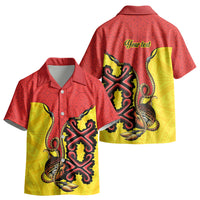 Personalised Papua New Guinea Oro Necklace Kid Hawaiian Shirt Gold Melanesia Traditional Pattern LT9 - Polynesian Pride
