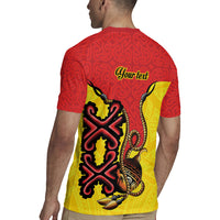 Personalised Papua New Guinea Oro Necklace Rugby Jersey Gold Melanesia Traditional Pattern LT9 - Polynesian Pride
