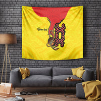 Personalised Papua New Guinea Oro Necklace Tapestry Gold Melanesia Traditional Pattern LT9 Gold - Polynesian Pride
