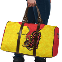 Personalised Papua New Guinea Oro Necklace Travel Bag Gold Melanesia Traditional Pattern LT9 - Polynesian Pride