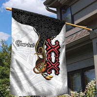 Personalised Papua New Guinea Oro Necklace Garden Flag Black Melanesia Traditional Pattern LT9 - Polynesian Pride