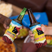 Personalised Torba PNG Forever 4 in 1 Can Cooler Tumbler Polynesian Sand Art LT9 - Polynesian Pride