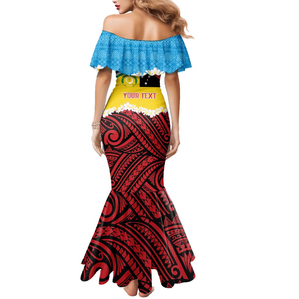 Personalised Torba PNG Forever Family Matching Mermaid Dress and Hawaiian Shirt Polynesian Sand Art LT9 - Polynesian Pride