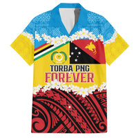 Personalised Torba PNG Forever Family Matching Off The Shoulder Long Sleeve Dress and Hawaiian Shirt Polynesian Sand Art LT9 Dad's Shirt - Short Sleeve Green - Polynesian Pride