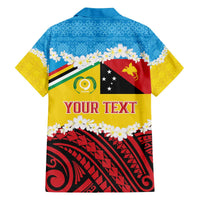 Personalised Torba PNG Forever Family Matching Off The Shoulder Long Sleeve Dress and Hawaiian Shirt Polynesian Sand Art LT9 - Polynesian Pride