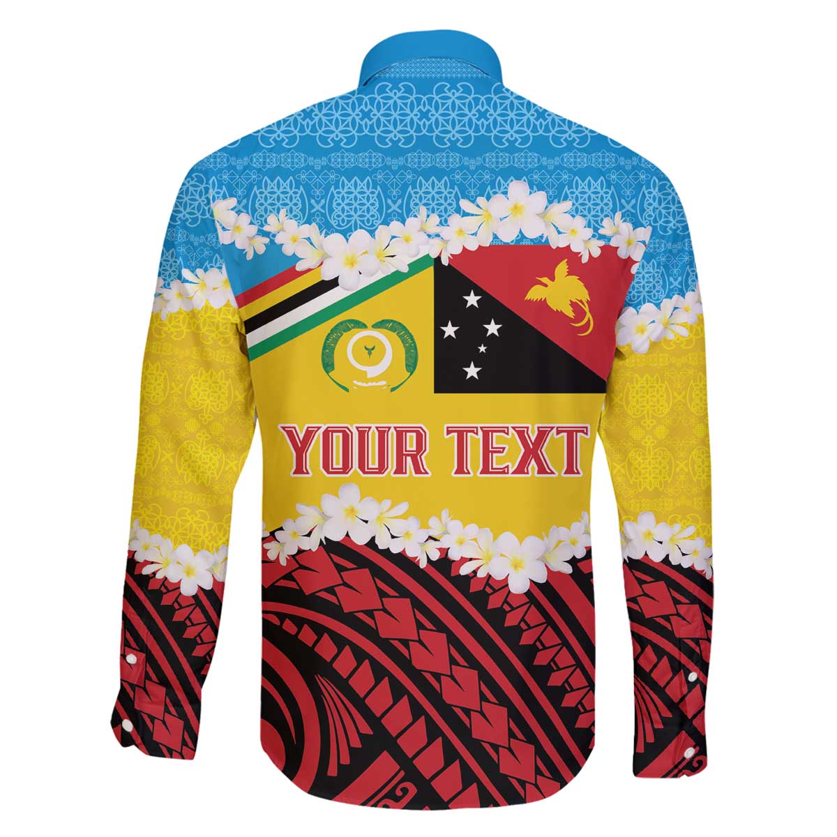 Personalised Torba PNG Forever Family Matching Off The Shoulder Long Sleeve Dress and Hawaiian Shirt Polynesian Sand Art LT9 - Polynesian Pride