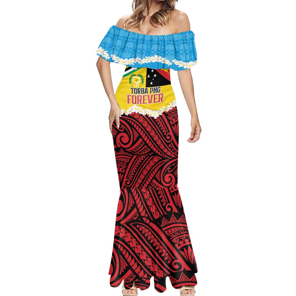 Personalised Torba PNG Forever Mermaid Dress Polynesian Sand Art - Polynesian Pride