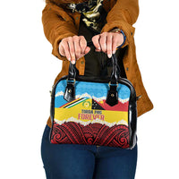 Torba PNG Forever Shoulder Handbag Polynesian Sand Art - Polynesian Pride