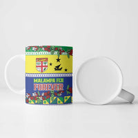 Personalised Malampa Fiji Forever Ceramic Mug Tagimoucia Polynesian Sand Drawing - Polynesian Pride