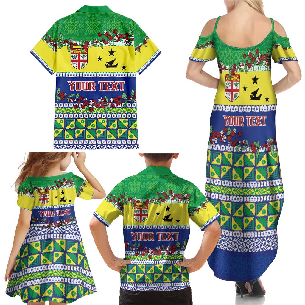 Personalised Malampa Fiji Forever Family Matching Summer Maxi Dress and Hawaiian Shirt Tagimoucia Polynesian Sand Drawing LT9 - Polynesian Pride