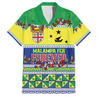Personalised Malampa Fiji Forever Family Matching Summer Maxi Dress and Hawaiian Shirt Tagimoucia Polynesian Sand Drawing LT9 Dad's Shirt - Short Sleeve Yellow - Polynesian Pride