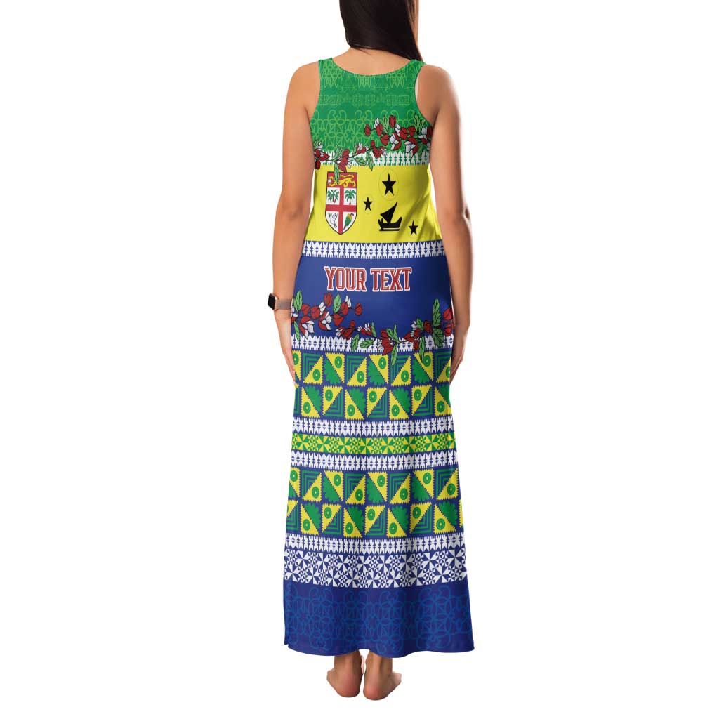 Personalised Malampa Fiji Forever Family Matching Tank Maxi Dress and Hawaiian Shirt Tagimoucia Polynesian Sand Drawing LT9 - Polynesian Pride