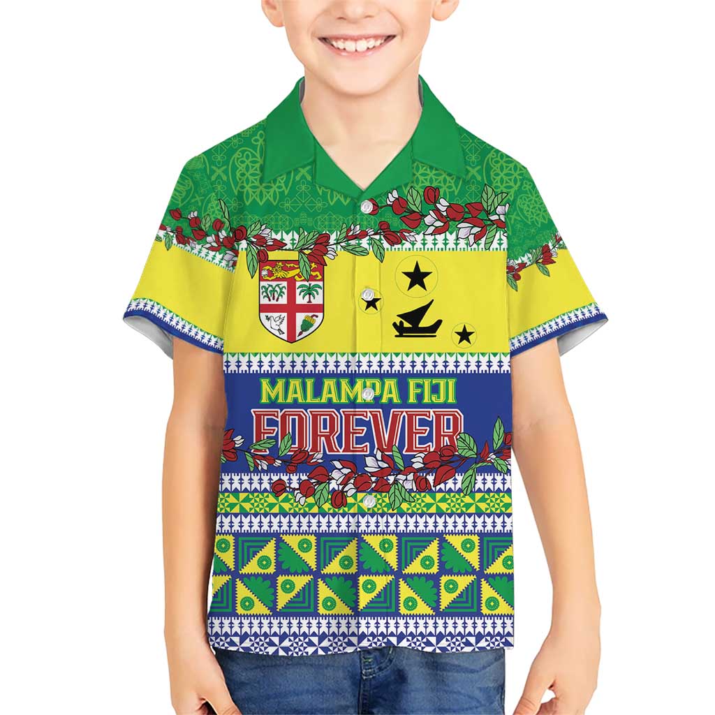 Personalised Malampa Fiji Forever Hawaiian Shirt Tagimoucia Polynesian Sand Drawing - Polynesian Pride