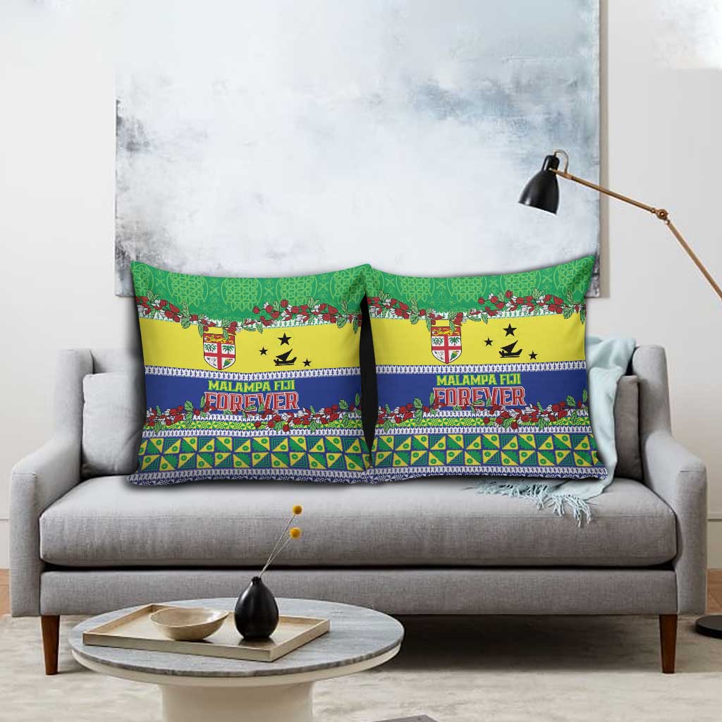 Malampa Fiji Forever Pillow Cover Tagimoucia Polynesian Sand Drawing - Polynesian Pride