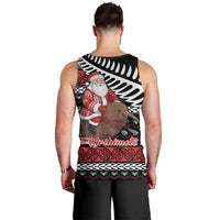 New Zealand Kiwi Santa Christmas Men Tank Top He Wairua Kirihimete LT9 - Polynesian Pride
