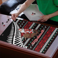 New Zealand Kiwi Santa Christmas Puzzle He Wairua Kirihimete - Polynesian Pride