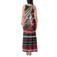 New Zealand Kiwi Santa Christmas Tank Maxi Dress He Wairua Kirihimete LT9 - Polynesian Pride