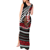 New Zealand Kiwi Santa Christmas Tank Maxi Dress He Wairua Kirihimete LT9 - Polynesian Pride