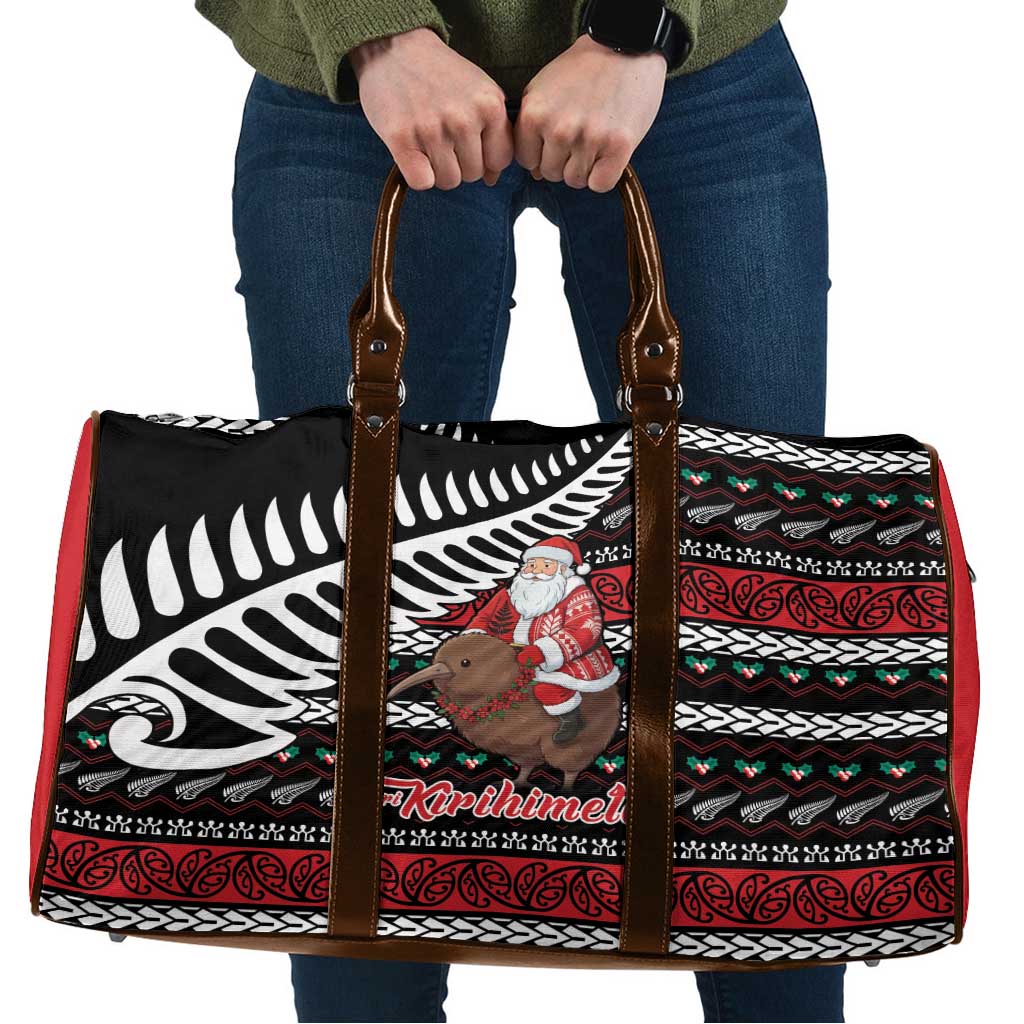 New Zealand Kiwi Santa Christmas Travel Bag He Wairua Kirihimete - Polynesian Pride