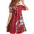 Personalised New Zealand Koru Pohutukawa Family Matching Off Shoulder Maxi Dress and Hawaiian Shirt Meri Kirihimete Aroha for Christmas - Polynesian Pride