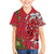 Personalised New Zealand Koru Pohutukawa Family Matching Off Shoulder Maxi Dress and Hawaiian Shirt Meri Kirihimete Aroha for Christmas - Polynesian Pride