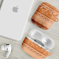Hawaiian Hibiscus Honu AirPods Case Gold Mele Kalikimaka Palaka Spirit - Polynesian Pride
