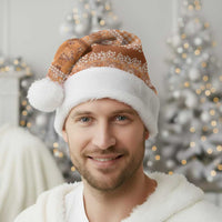 Hawaiian Hibiscus Honu Christmas Santa Hat Gold Mele Kalikimaka Palaka Spirit - Polynesian Pride