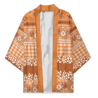 Hawaiian Hibiscus Honu Kimono Gold Mele Kalikimaka Palaka Spirit - Polynesian Pride