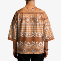 Hawaiian Hibiscus Honu Kimono Gold Mele Kalikimaka Palaka Spirit - Polynesian Pride